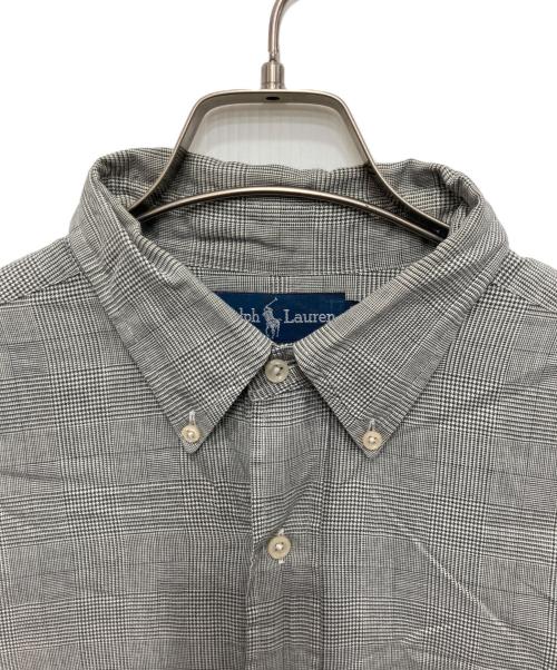 RALPH LAUREN（ラルフローレン）RALPH LAUREN (ラルフローレン) グレンチェックシャツ グレー サイズ:Lの古着・服飾アイテム