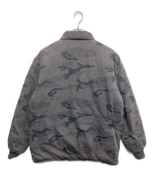 stussy（ステューシー）stussy (ステューシー) リバーシブル中綿ジャケット グレー サイズ:Sの古着・服飾アイテム
