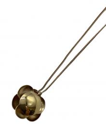 CHANEL（シャネル）の古着「カメリアネックレス」｜ゴールド