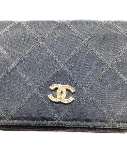 CHANEL（シャネル）CHANEL (シャネル) コインカードケース ブラックの古着・服飾アイテム