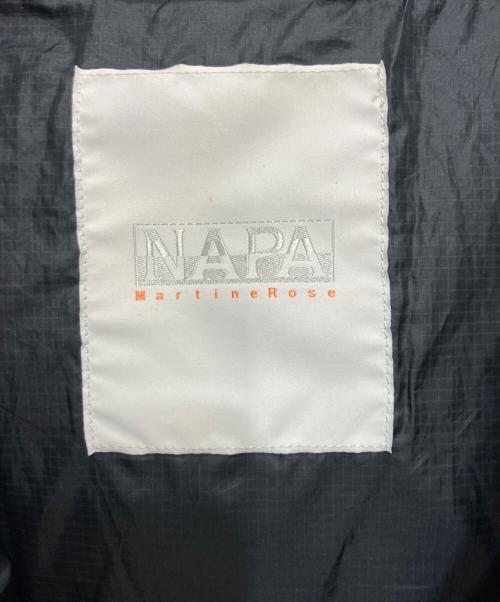 NAPAPIJRI（ナパピリ）NAPAPIJRI (ナパピリ) Martine rose (マーティン・ローズ) 中綿ベスト ブラック サイズ:2の古着・服飾アイテム