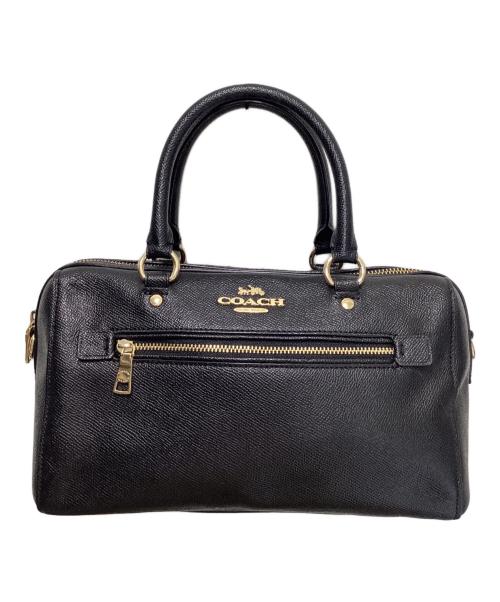 COACH（コーチ）COACH (コーチ) サッチェルショルダーバッグ ブラックの古着・服飾アイテム