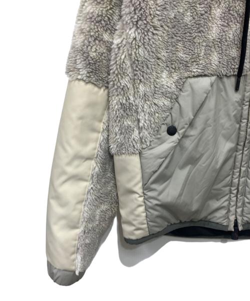MONCLER GRENOBLE（モンクレール グルノーブル）MONCLER GRENOBLE (モンクレール グルノーブル) ボアフリースジャケット グレー サイズ:Lの古着・服飾アイテム