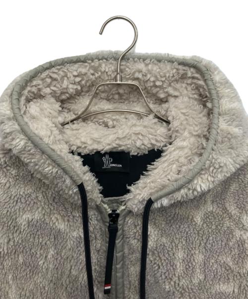 MONCLER GRENOBLE（モンクレール グルノーブル）MONCLER GRENOBLE (モンクレール グルノーブル) ボアフリースジャケット グレー サイズ:Lの古着・服飾アイテム