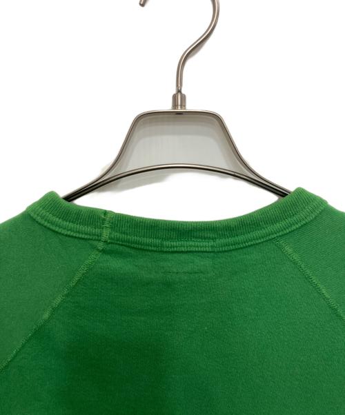 BACKDROP（バックドロップ）BACKDROP (バックドロップ) PEANUTSプリントラグランスウェット グリーン サイズ:Mの古着・服飾アイテム