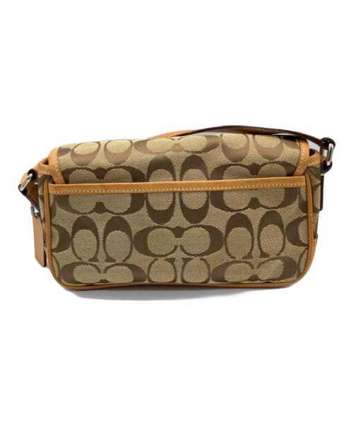COACH（コーチ）COACH (コーチ) シグネチャーショルダーバッグ ベージュの古着・服飾アイテム