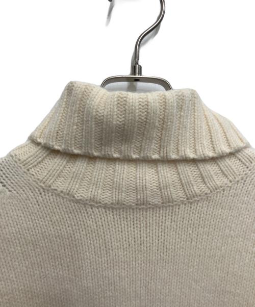 MACPHEE（マカフィー）MACPHEE (マカフィー) ウールカシミヤ ハイネックプルオーバー アイボリー サイズ:Mの古着・服飾アイテム