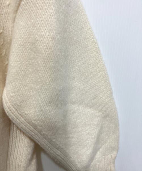 MACPHEE（マカフィー）MACPHEE (マカフィー) ウールカシミヤ ハイネックプルオーバー アイボリー サイズ:Mの古着・服飾アイテム
