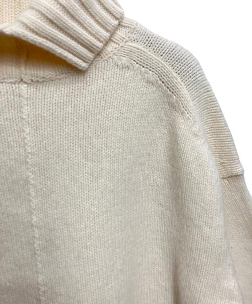 MACPHEE（マカフィー）MACPHEE (マカフィー) ウールカシミヤ ハイネックプルオーバー アイボリー サイズ:Mの古着・服飾アイテム