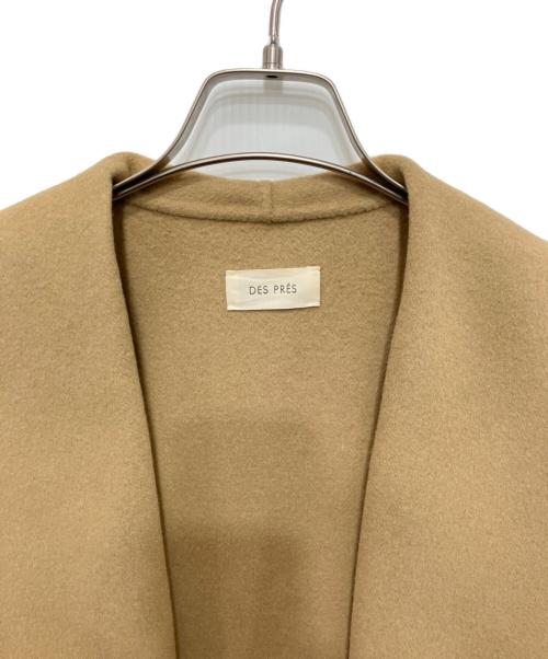DES PRES（デ プレ）DES PRES (デ プレ) ダブルフェイスメルトンビーバー ショートコート ブラウン サイズ:36の古着・服飾アイテム