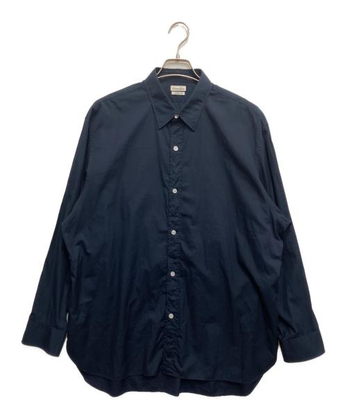 STEVEN ALAN（スティーブンアラン）STEVEN ALAN (スティーブンアラン) 140/2 BRD F/DRESS REGULAR COLLAR SHIRT ネイビー サイズ:Lの古着・服飾アイテム