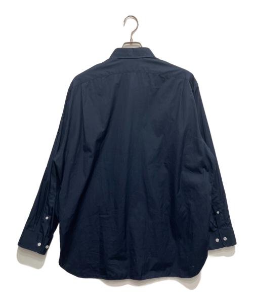 STEVEN ALAN（スティーブンアラン）STEVEN ALAN (スティーブンアラン) 140/2 BRD F/DRESS REGULAR COLLAR SHIRT ネイビー サイズ:Lの古着・服飾アイテム
