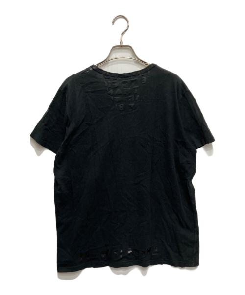 Maison Martin Margiela（メゾンマルタンマルジェラ）Maison Martin Margiela (メゾンマルタンマルジェラ) エイズTシャツ ブラック サイズ:Mの古着・服飾アイテム
