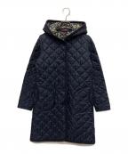 LAVENHAM×LIBERTYラベンハム×リバティー）の古着「キルティングコート」｜ネイビー