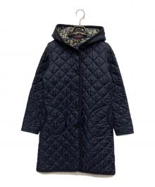 LAVENHAM×LIBERTY（ラベンハム×リバティー）の古着「キルティングコート」｜ネイビー