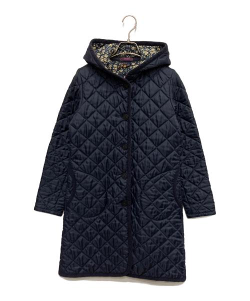 LAVENHAM（ラベンハム）LAVENHAM (ラベンハム) LIBERTY (リバティー) キルティングコート ネイビー サイズ:36の古着・服飾アイテム