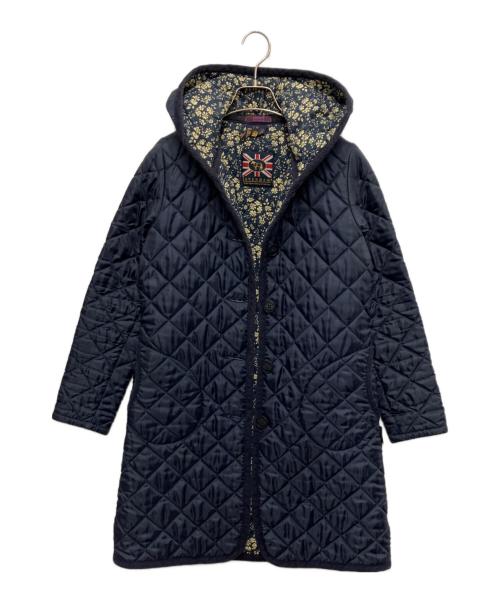LAVENHAM（ラベンハム）LAVENHAM (ラベンハム) LIBERTY (リバティー) キルティングコート ネイビー サイズ:36の古着・服飾アイテム