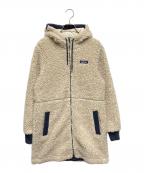 Patagoniaパタゴニア）の古着「Dusty Mesa fleece Parka」｜アイボリー×ネイビー