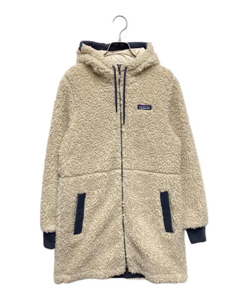Patagonia（パタゴニア）Patagonia (パタゴニア) Dusty Mesa fleece Parka アイボリー×ネイビー サイズ:Sの古着・服飾アイテム
