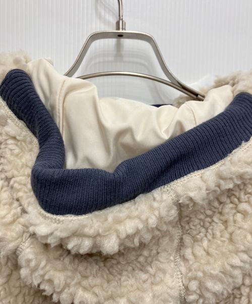Patagonia（パタゴニア）Patagonia (パタゴニア) Dusty Mesa fleece Parka アイボリー×ネイビー サイズ:Sの古着・服飾アイテム