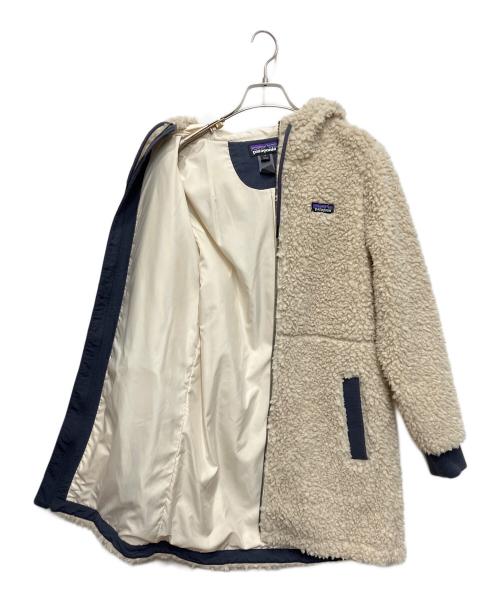 Patagonia（パタゴニア）Patagonia (パタゴニア) Dusty Mesa fleece Parka アイボリー×ネイビー サイズ:Sの古着・服飾アイテム