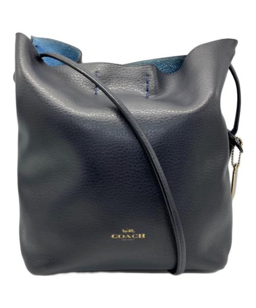 COACH（コーチ）COACH (コーチ) ショルダーバッグ ネイビーの古着・服飾アイテム
