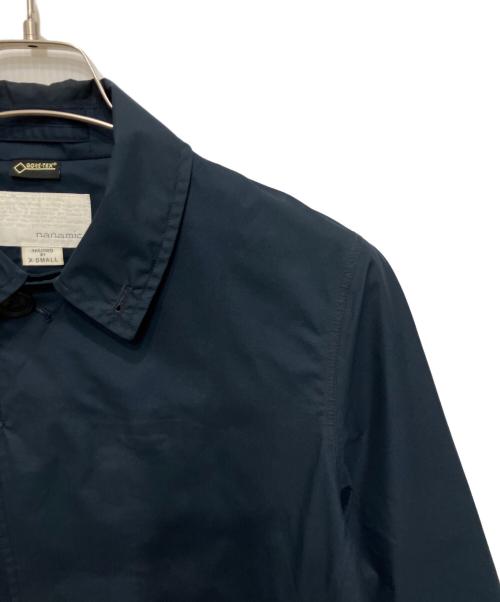 nanamica（ナナミカ）nanamica (ナナミカ) ステンカラーコート ネイビー サイズ:XSの古着・服飾アイテム