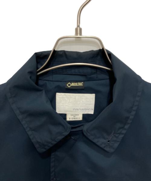 nanamica（ナナミカ）nanamica (ナナミカ) ステンカラーコート ネイビー サイズ:XSの古着・服飾アイテム