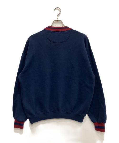 RUSSELL ATHLETIC（ラッセルアスレチック）RUSSELL ATHLETIC (ラッセルアスレチック) リブラインスウェット ネイビー サイズ:XLの古着・服飾アイテム