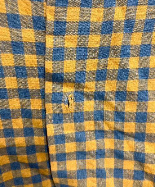 MAATEE&SONS（マーティーアンドサンズ）MAATEE&SONS (マーティーアンドサンズ) GUPTA KHADI COTTON CHECK SHIRTS イエロー×ブルー サイズ:2の古着・服飾アイテム