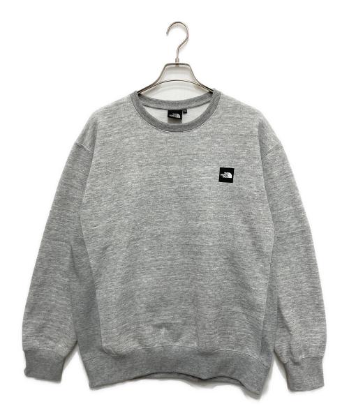 THE NORTH FACE（ザ ノース フェイス）THE NORTH FACE (ザ ノース フェイス) スクエアロゴクルー グレー サイズ:XXLの古着・服飾アイテム