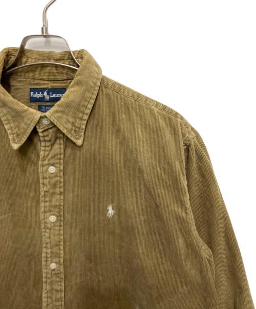 RALPH LAUREN（ラルフローレン）RALPH LAUREN (ラルフローレン) BLAIREコーデュロイシャツ ブラウン サイズ:Sの古着・服飾アイテム