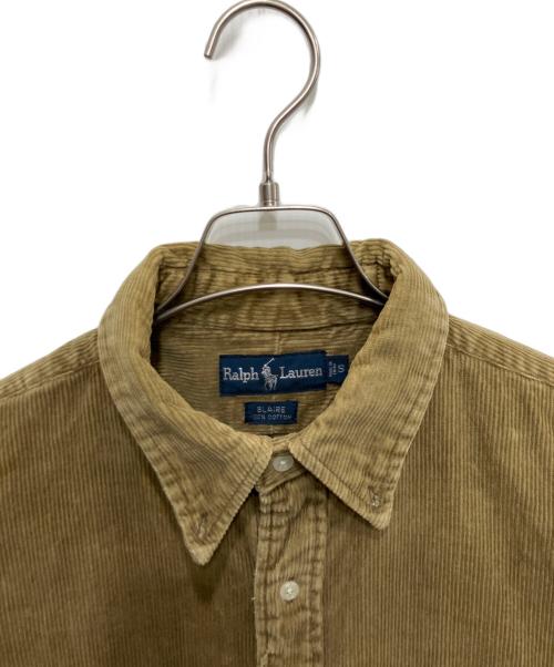 RALPH LAUREN（ラルフローレン）RALPH LAUREN (ラルフローレン) BLAIREコーデュロイシャツ ブラウン サイズ:Sの古着・服飾アイテム