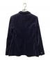 EMPORIO ARMANI (エンポリオ アルマーニ) ハウンドトゥースベルベットジャケット パープル×ブラック サイズ:40：5000円