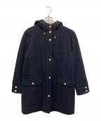 Burberry'sバーバリーズ）の古着「カシミヤ混フード付コート」｜ネイビー
