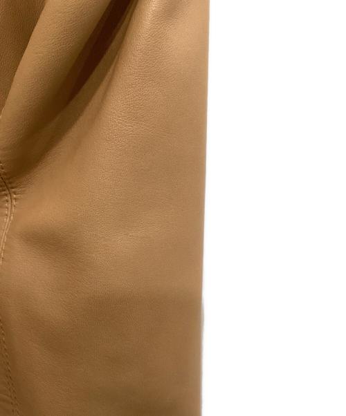 Burberry's（バーバリーズ）Burberry's (バーバリーズ) レザーテーラードジャケット アイボリー サイズ:40の古着・服飾アイテム