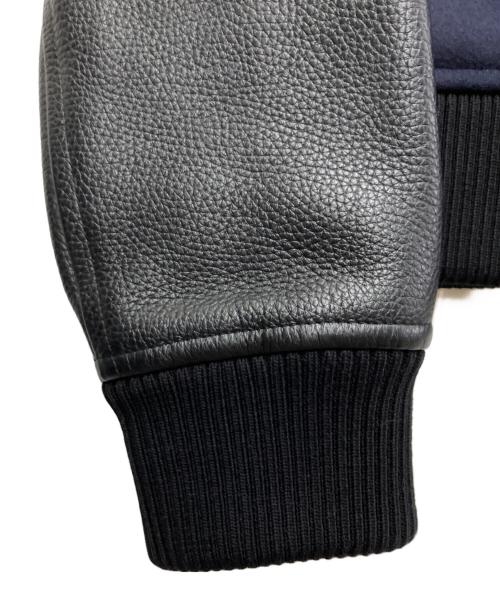 VALENTINO（ヴァレンティノ）VALENTINO (ヴァレンティノ) ビーズ刺繍アワードジャケット ネイビー サイズ:SIZE44の古着・服飾アイテム