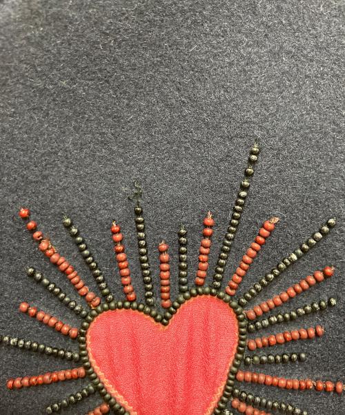 VALENTINO（ヴァレンティノ）VALENTINO (ヴァレンティノ) ビーズ刺繍アワードジャケット ネイビー サイズ:SIZE44の古着・服飾アイテム