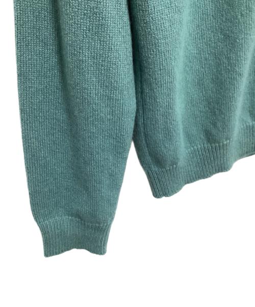 EMPORIO ARMANI（エンポリオ アルマーニ）EMPORIO ARMANI (エンポリオ アルマーニ) カシミヤ混Vネックニット グリーン サイズ:40の古着・服飾アイテム