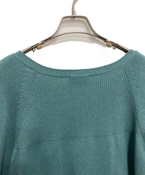 EMPORIO ARMANI（エンポリオ アルマーニ）EMPORIO ARMANI (エンポリオ アルマーニ) カシミヤ混Vネックニット グリーン サイズ:40の古着・服飾アイテム