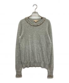 MICHAEL KORS（マイケルコース）の古着「カシミヤビジューニット」｜グレー