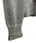 中古・古着 MICHAEL KORS (マイケルコース) カシミヤビジューニット グレー サイズ:S：5000円