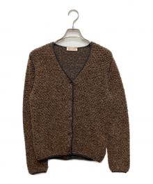 LOEWE（ロエベ）の古着「オールドカシミヤ混Vネックカーディガン」｜ブラウン