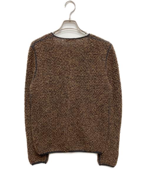 LOEWE（ロエベ）LOEWE (ロエベ) オールドカシミヤ混Vネックカーディガン ブラウン サイズ:Sの古着・服飾アイテム