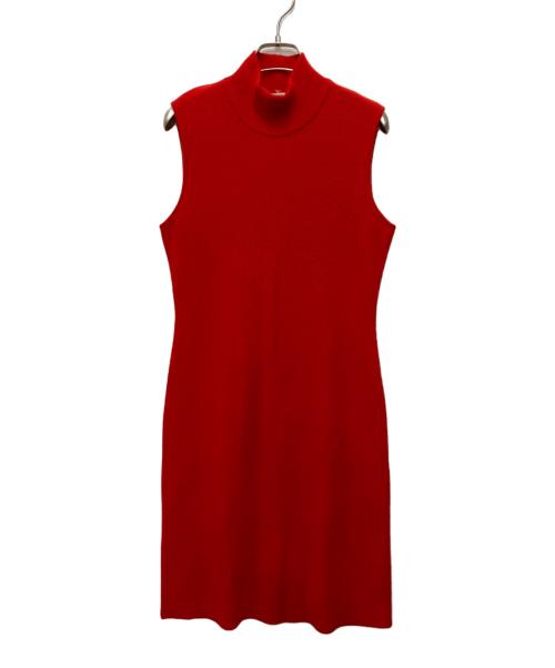 FOXEY（フォクシー）FOXEY (フォクシー) カシミヤニットワンピース レッド サイズ:40の古着・服飾アイテム