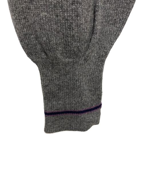 dunhill（ダンヒル）dunhill (ダンヒル) Vネックカシミヤニット グレー サイズ:freeの古着・服飾アイテム