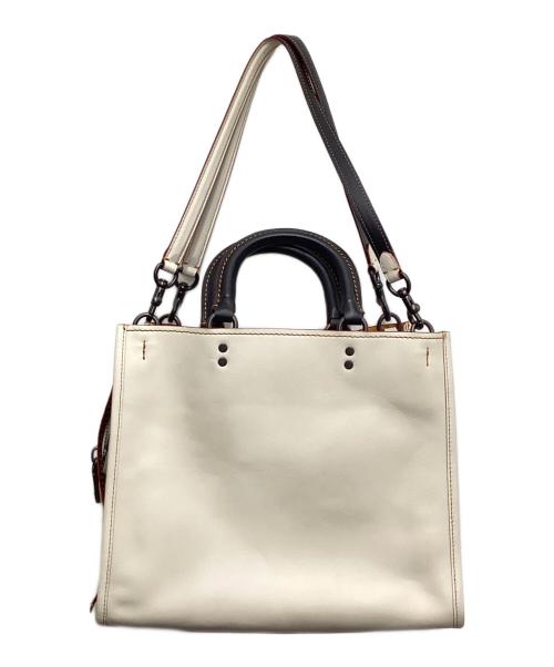 COACH（コーチ）COACH (コーチ) ローグ 2WAYバッグ ベージュの古着・服飾アイテム