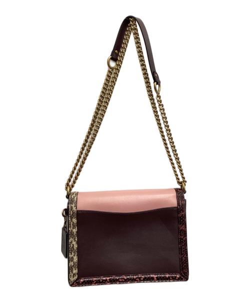 COACH（コーチ）COACH (コーチ) ハットン チェーンショルダーバッグ ピンクの古着・服飾アイテム