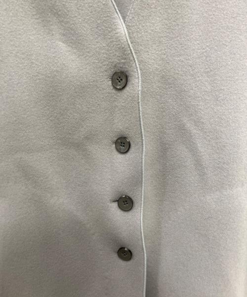 YONFA（ヨンファ）YONFA (ヨンファ) ウールロングベスト グレー サイズ:FREEの古着・服飾アイテム