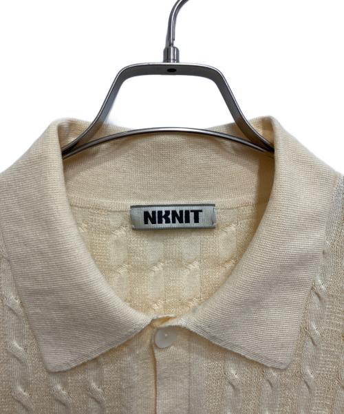 NKNIT（ンニット）NKNIT (ンニット) ケーブルニットシャツ アイボリー サイズ:2の古着・服飾アイテム